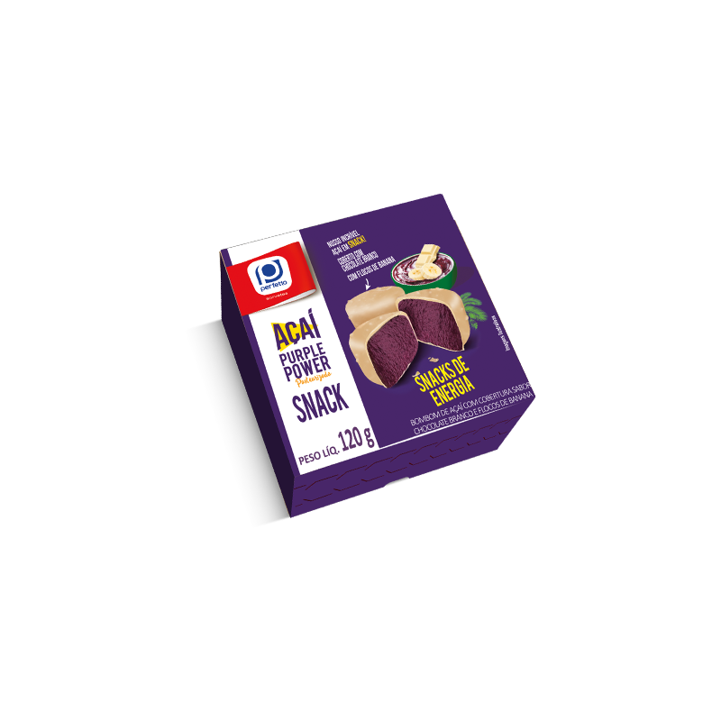 BOMBOM SNACK AÇAÍ PURPLE POWER PASTEURIZADO | Perfetto